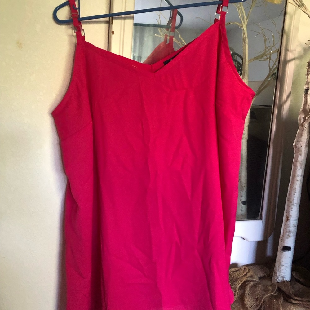 Roaman's Bold Red Camisole Top